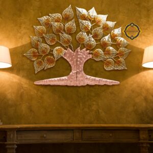 Premium Metal Pantree Wall Decor With Warm LED Light – for Home Decor